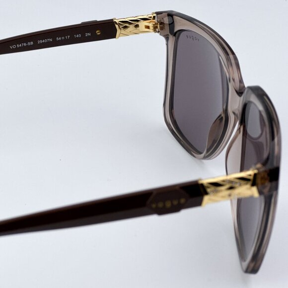 Vogue Women BRAND NEW Sunglasses Transparent Brown Square VO5476SB 29407N54 main image 9